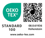 Logo OEKO-Tex Standard 100 Zertifizierung 3