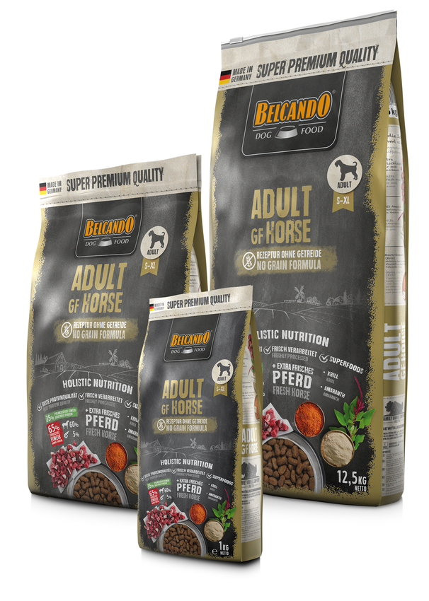 BELCANDO Adult GF Horse Trockenfutter Pferd Hundefutter getreidefrei 12,5 kg