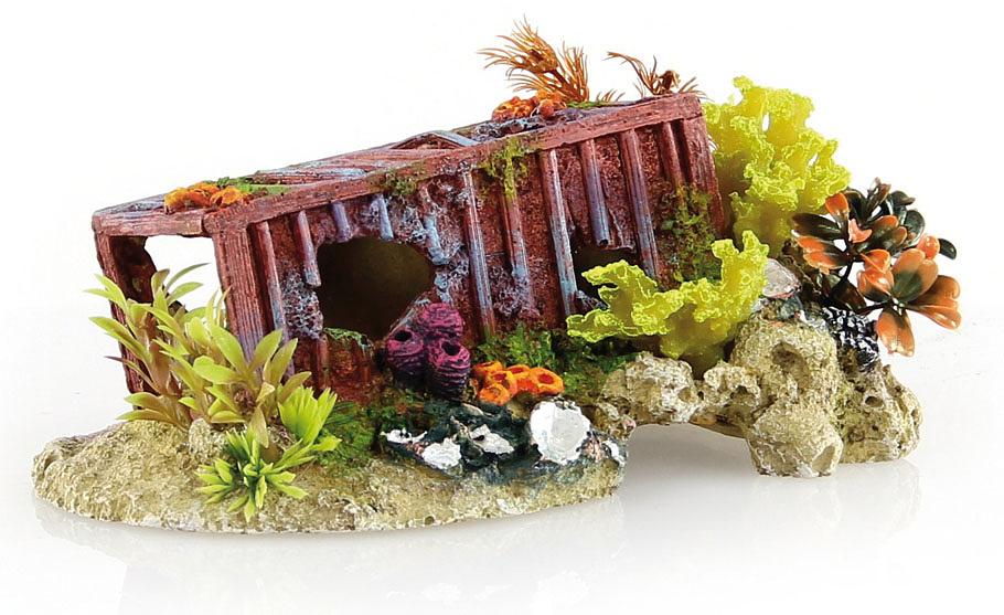 Amazonas Container-Wrack Aquariendeko Schiff Dekoration Aquarium Kunstharz