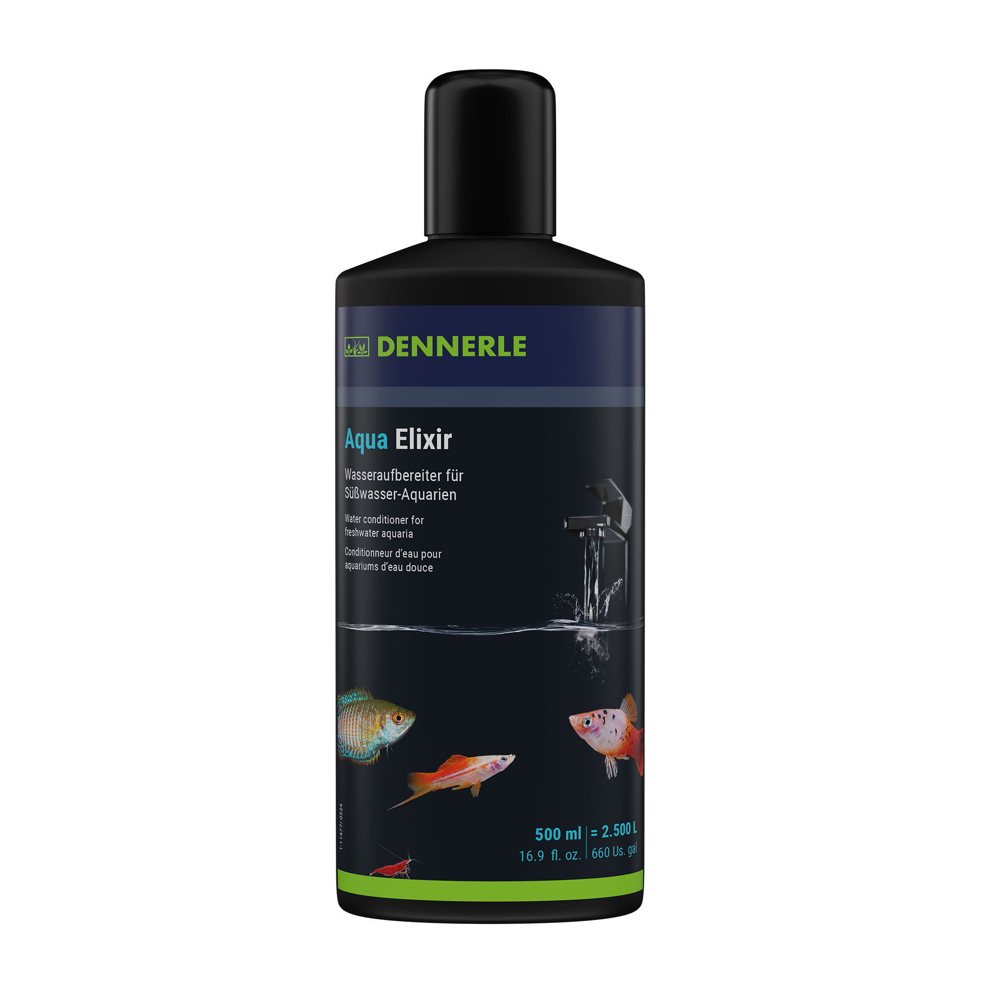 Dennerle Aqua Elixier 500 ml Wasseraufbereiter neutralisiert Schadstoffe