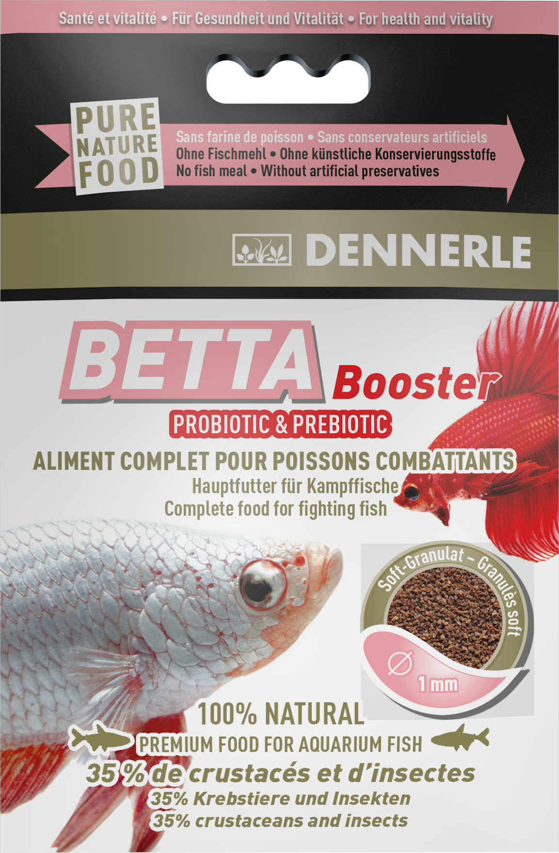 Dennerle Betta Booster Futter für Kampffische Guramis Labyrinther Bettafutter