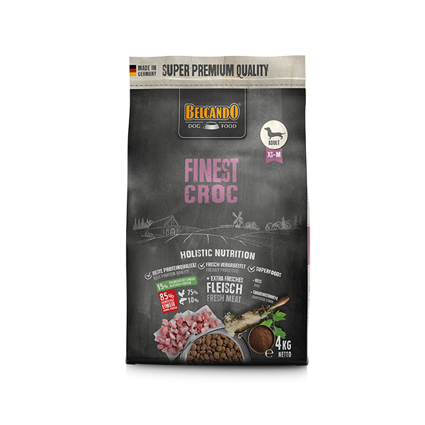 BELCANDO Hundefutter Finest Duck 4 kg Trockenfutter Ente und Leber für Hunde 