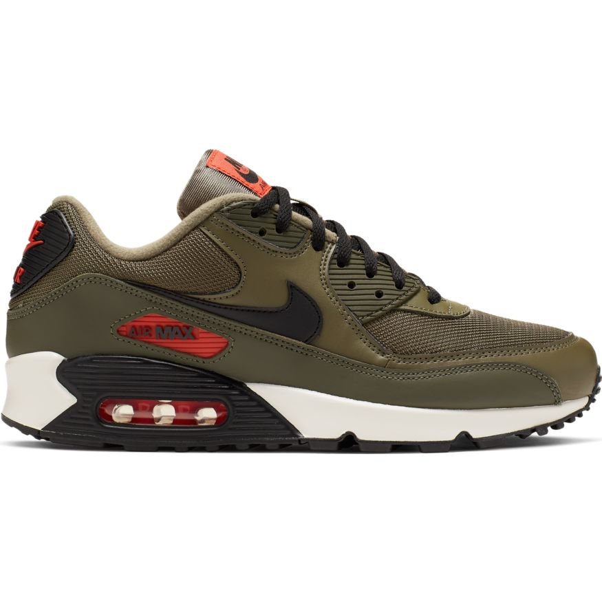 Nike Air Max 90 Essential Herren Sneaker oliv orange AJ1285 205 Nike Air Max 90 Essential Herren Sneaker oliv orange AJ1285 205