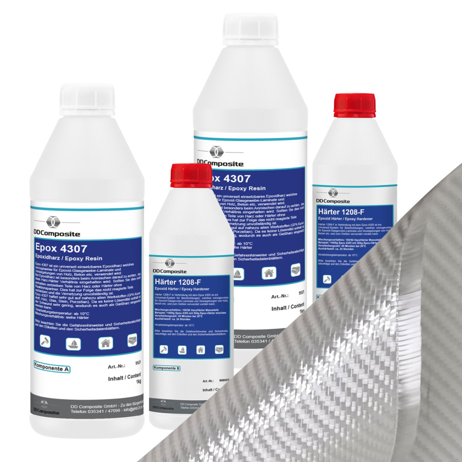 SET-GFK Bootsreparatur Glasmatte 2m² | Deutschland