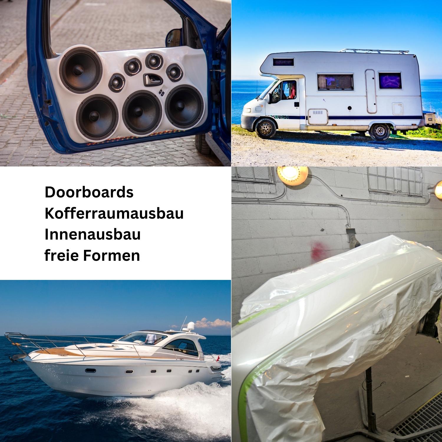 Glasfasermatte 300g/m² 1.04x5m - Verstärkungsfaser Für Bootsbau & Auto