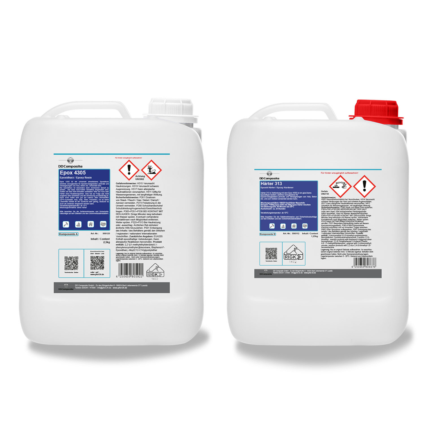 7,5 Kg Epoxidharz Set Farblos – Laminier- Und Versiegelungsharz Bootsbau GFK