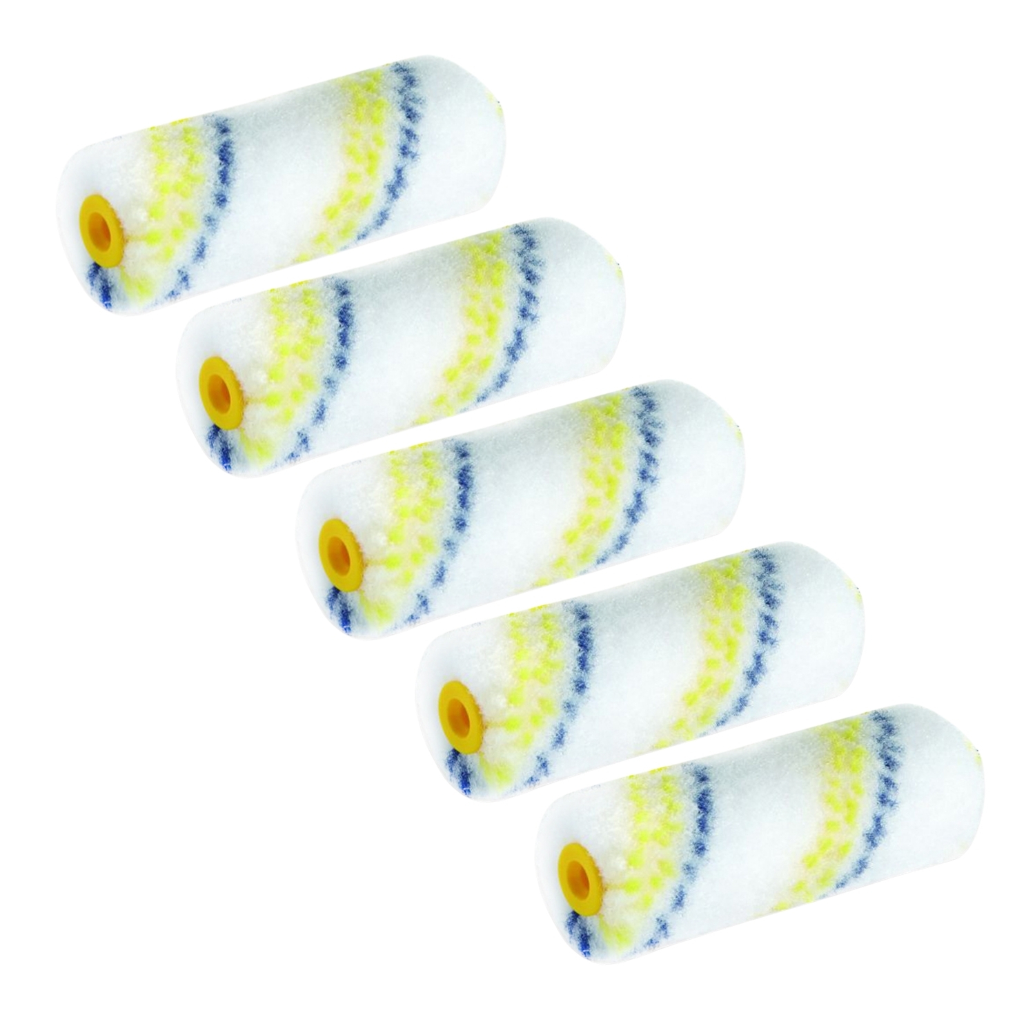 DD Composite Nylon-Polyamid Walzen Set - 5 Stück 18cm Malerwalzen - Lösemittelbeständig & Strapazierfähig