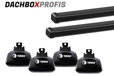Paket Dachgepacktrager Thule Squarebar 761 120 Cm Fusssatz 757 Fur 256 Modelle Dachboxprofis Online Shop Fur Dachboxen Tragersysteme