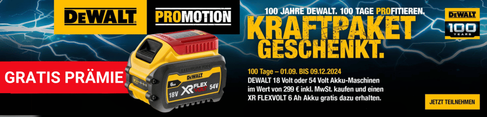 DeWALT Akku-Maschinen 18V und 54V | werkstatt-king.de