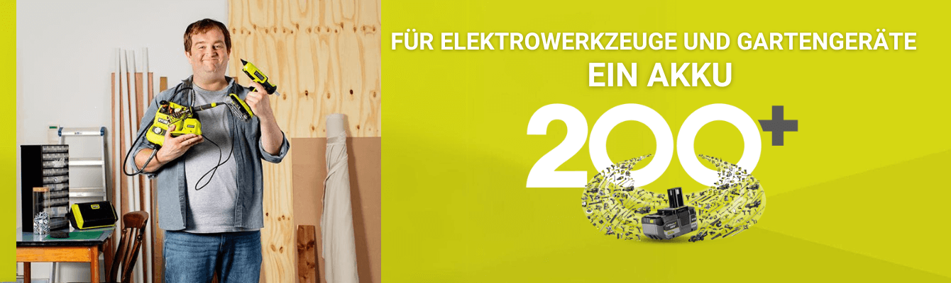 RYOBI ONE+ GRATIS Prämie sichern werkstattking.de