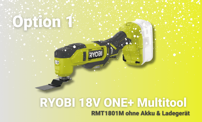 RYOBI ONE+ Weihnachts-Aktion | werkstatt-king.de