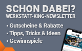 Werkstatt-King.de Newsletter Anmeldung