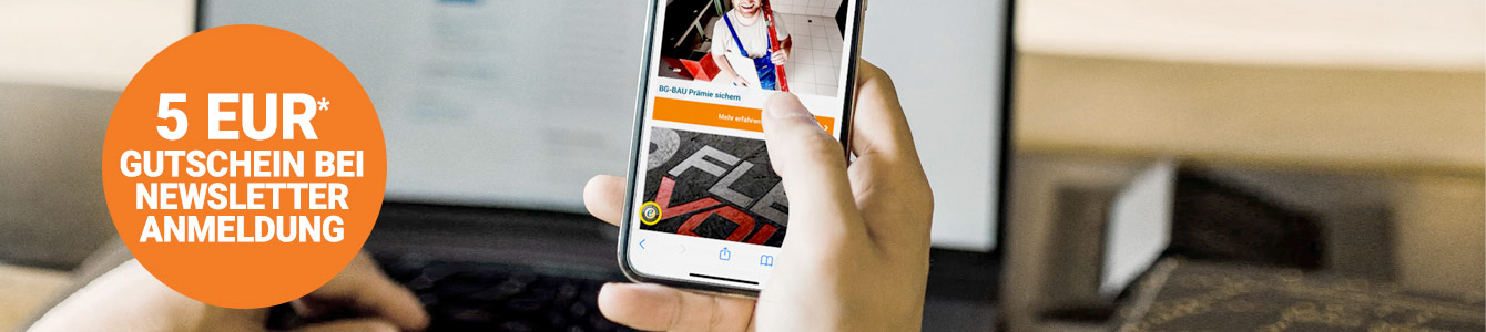 Erhalten Sie bei Ihrer Newsletteranmeldung einen 5€ Rabattgutschein*, den Sie bei Ihrer Bestellung in unserem Onlineshop einlösen können.