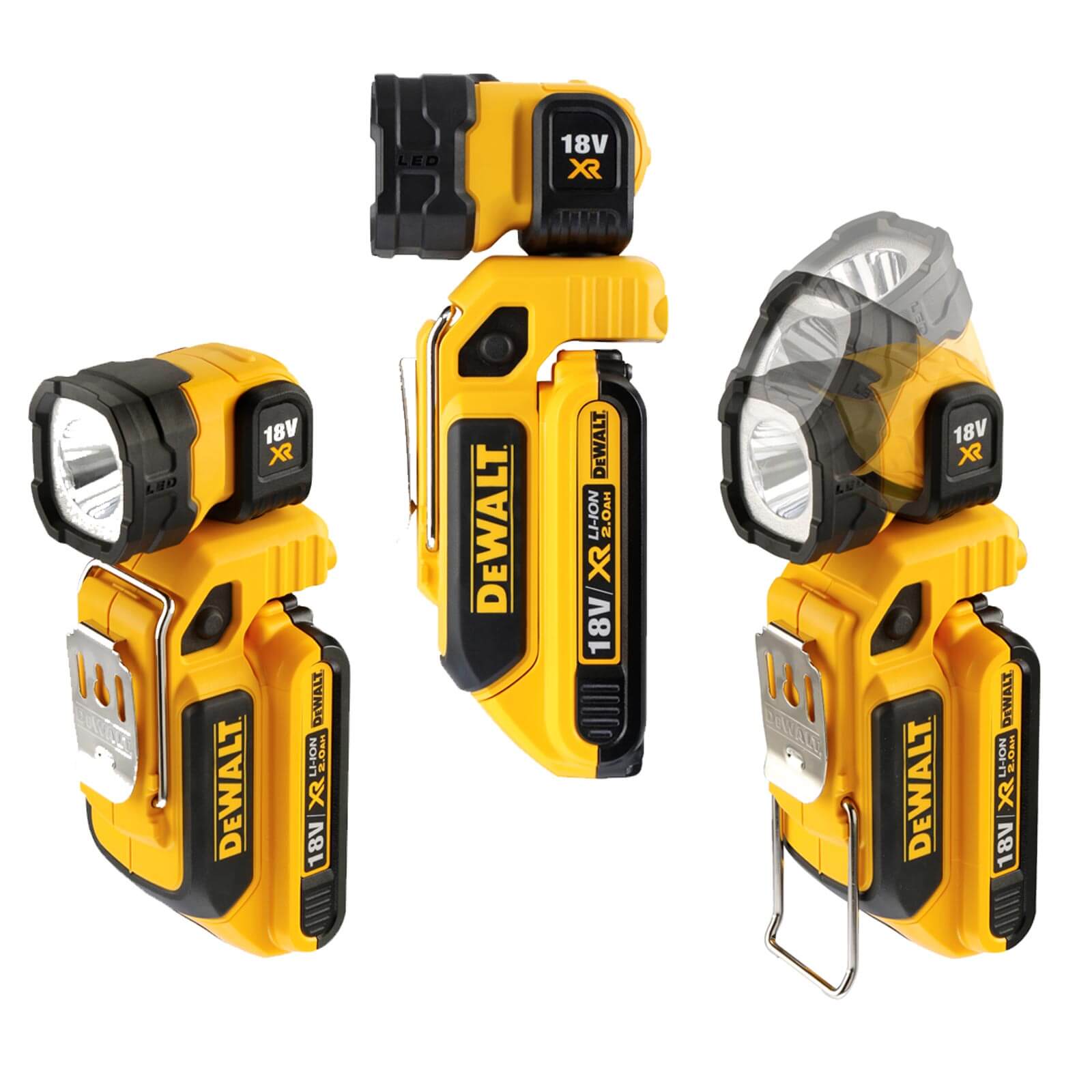 DeWALT AkkuLampe DCL044 18V Inspektionslampe 130 Lumen LED und