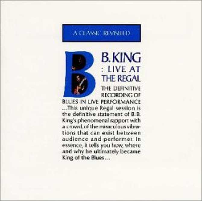 B B King - Live at the Regal