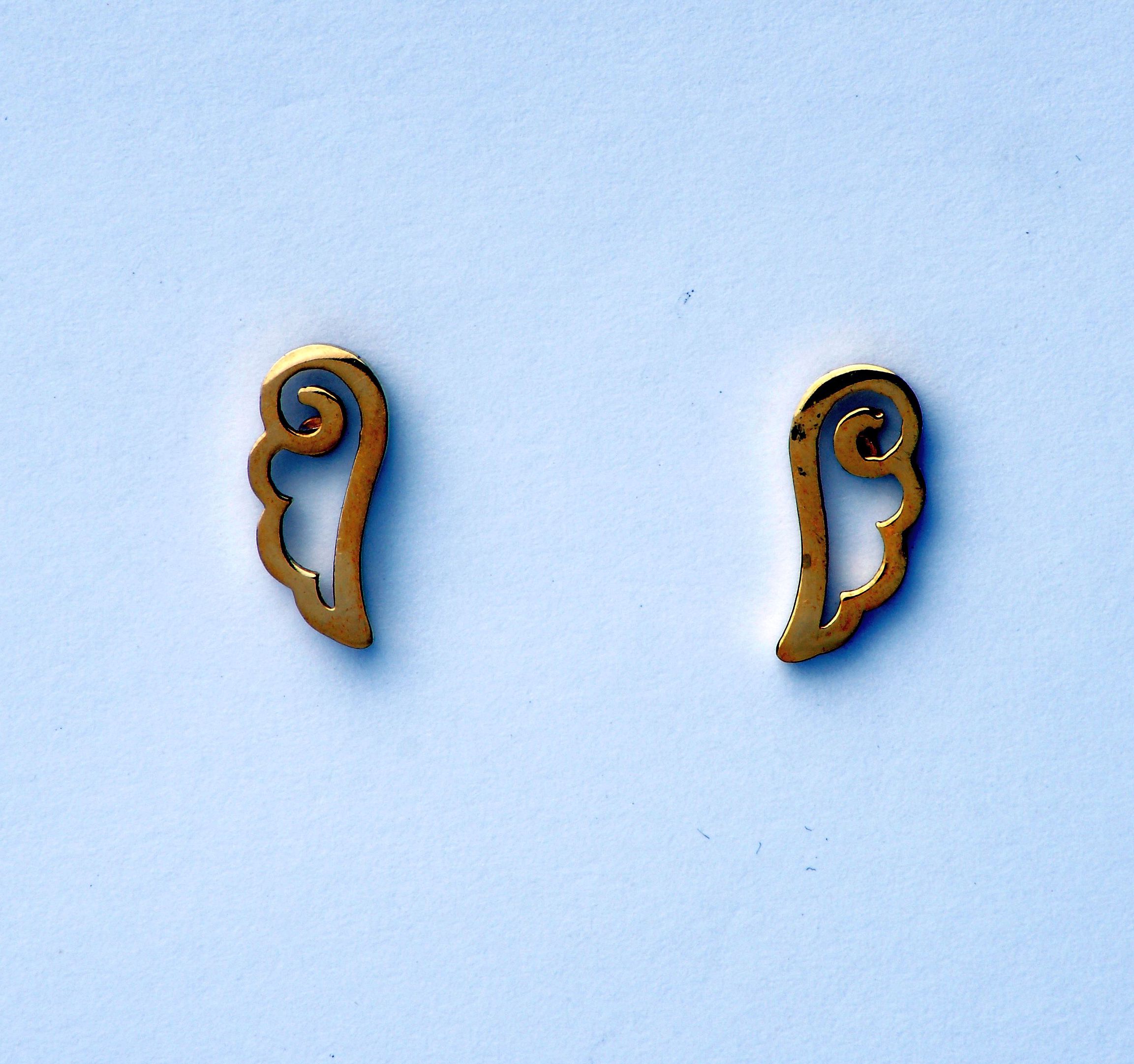 Modeschmuck Ohrringe von Sweet7 aus Rostfreier Stahl in Gold