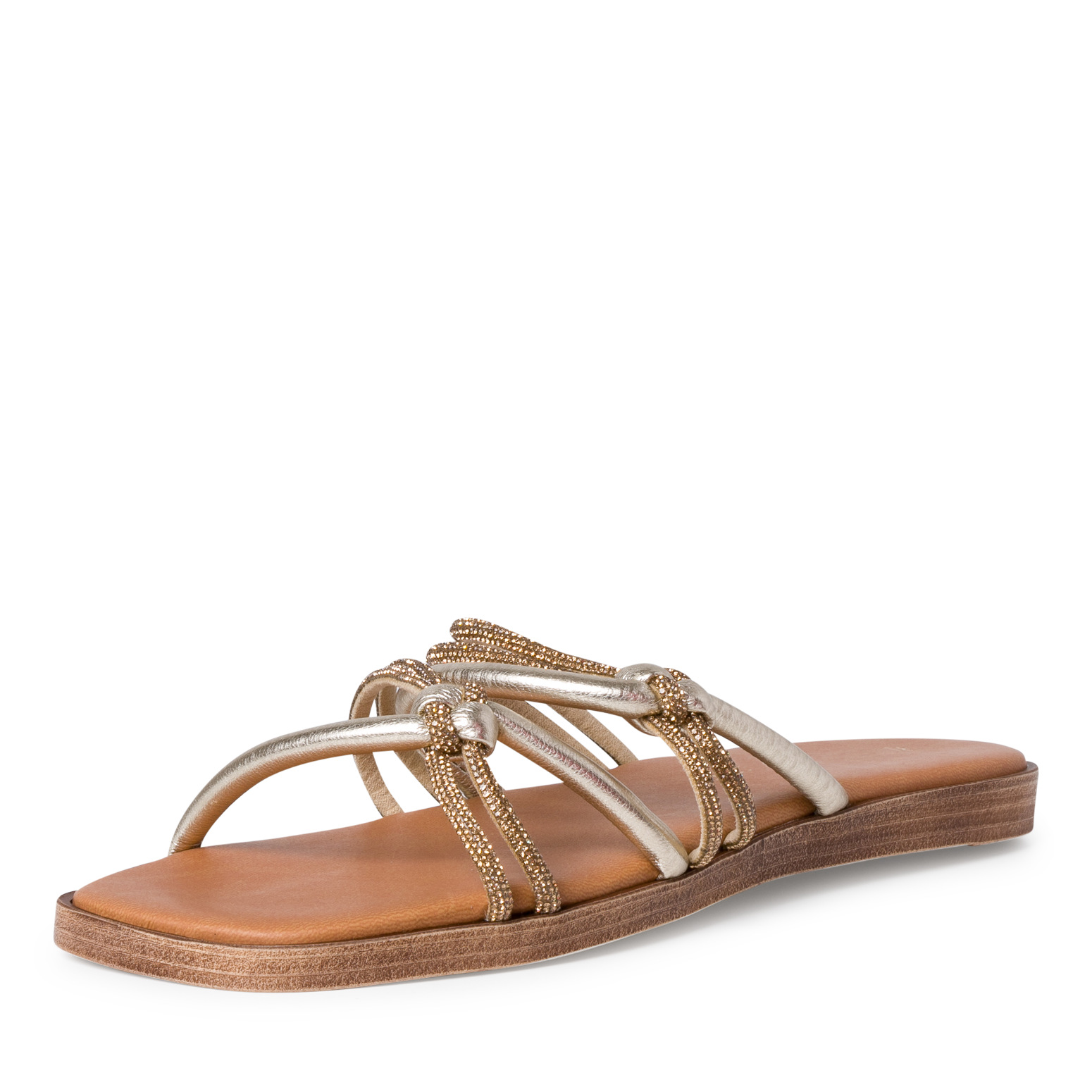 MARCO TOZZI Damen Mule Flat Art: 2-2-27157-38 in platinum comb  