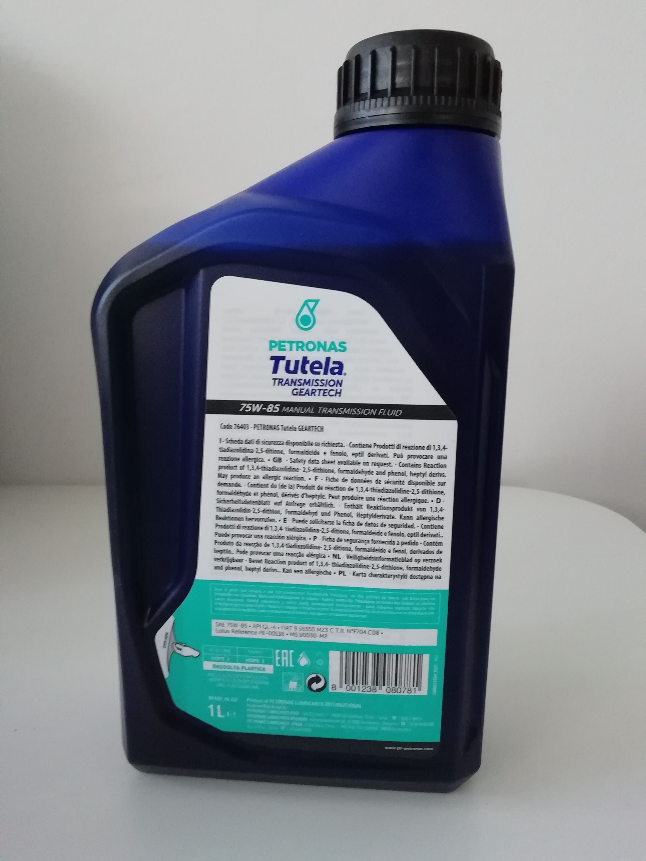 Petronas Tutela Transmission GearTech Getriebeöl 75W85 Artikel 