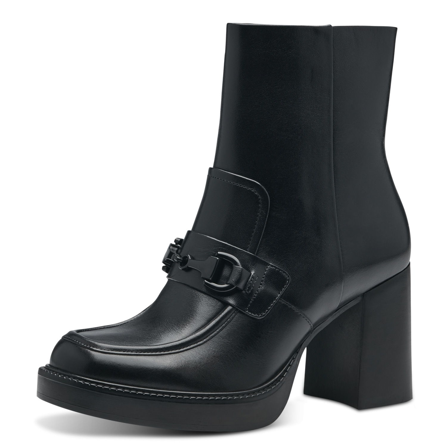 Tamaris Schlupfstiefelette mit glatter Sohle Black Women Boots