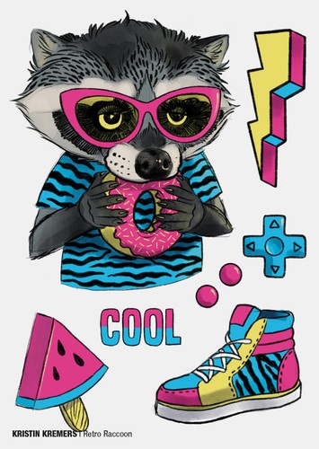 Retro Racoon