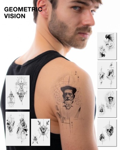 Tattoo-Motiv von Pierre Midi: inspiriert von Renaissance, Mythologie und Geometrie