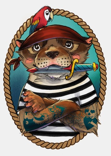 Tattoo Set mit bunten, kinderfreundlichen Tier- und Fantasiemotiven im Illustrationsstil