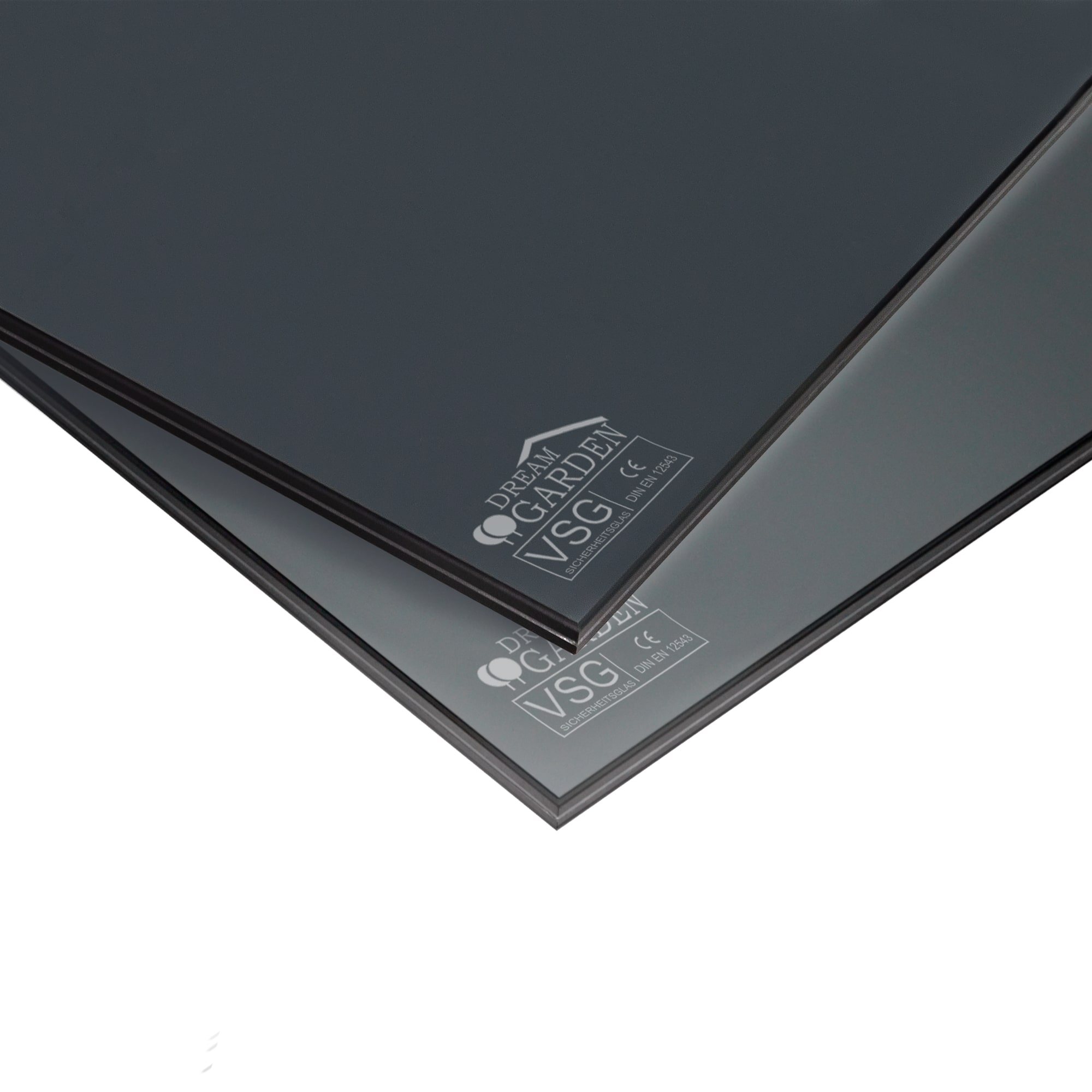 VSG Glas Grau