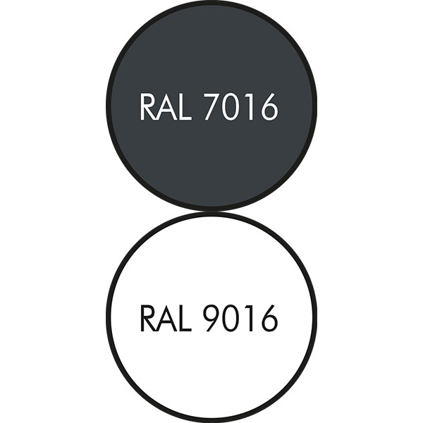 RAL 7016 und RAL 9016