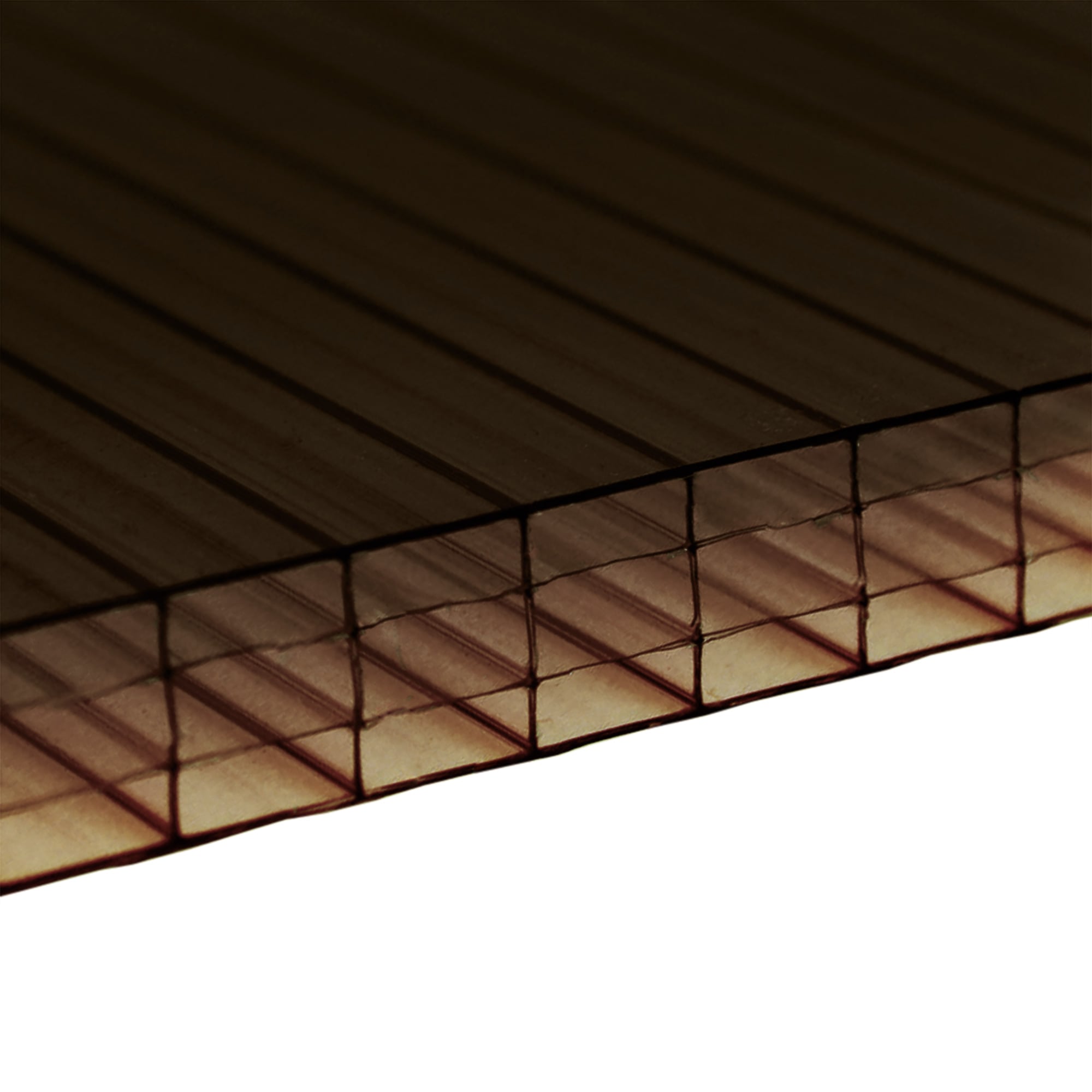 Stegplatte Polycarbonat Bronze