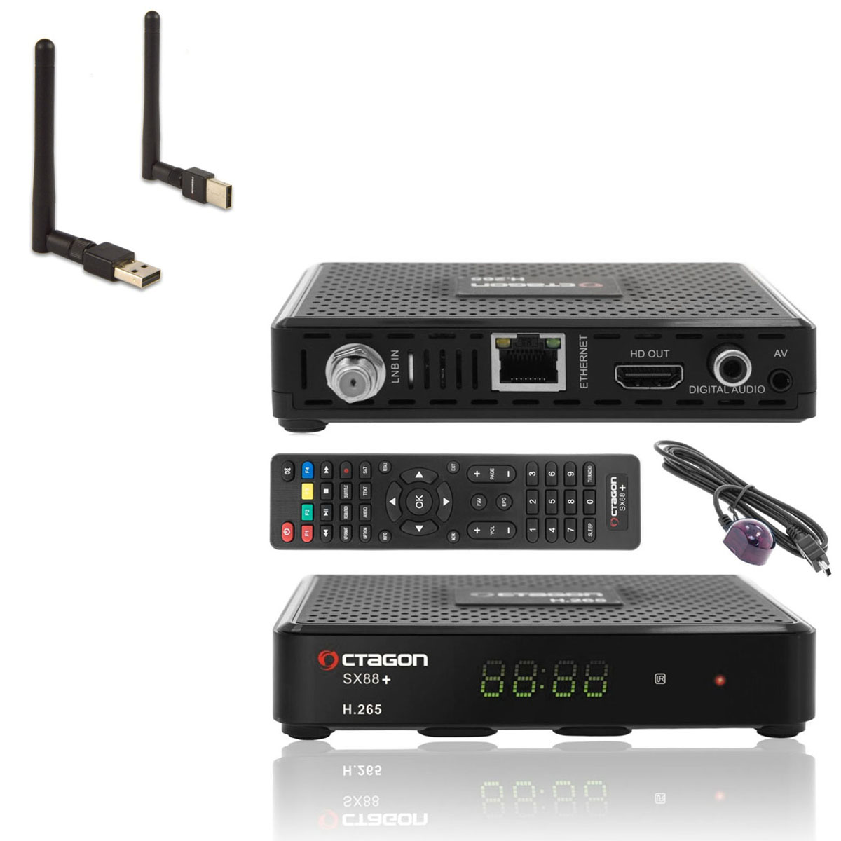 SatellitenReceiver Elektronik & Foto Octagon Full HD Tivu SAT Digital