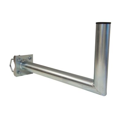 SAT-Schüssel Halterung Für Geländer / Balkon – Ausleger 75 Cm, Mit Mastschelle – Universell Einsetzbar