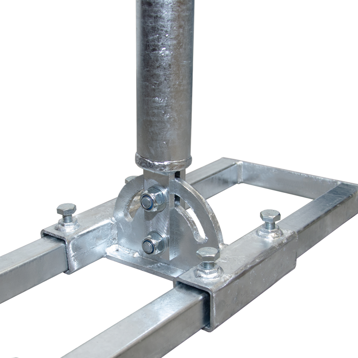 PremumX BASC X120-48 Dachsparrenhalter 120cm Mast Ble-Zegel Tülle