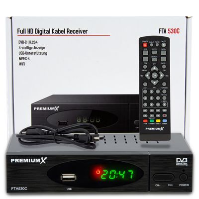 Tdt Para Tv Antigua Premium X Receptor De Cable DVB-C FTA 530C TV Digital Full HD Decodificador De Tv Por Internet