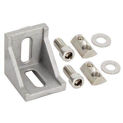 10 Stück Aluprofil Winkel 40x40mm | Eckverbinder Mit Schrauben Für Aluprofile