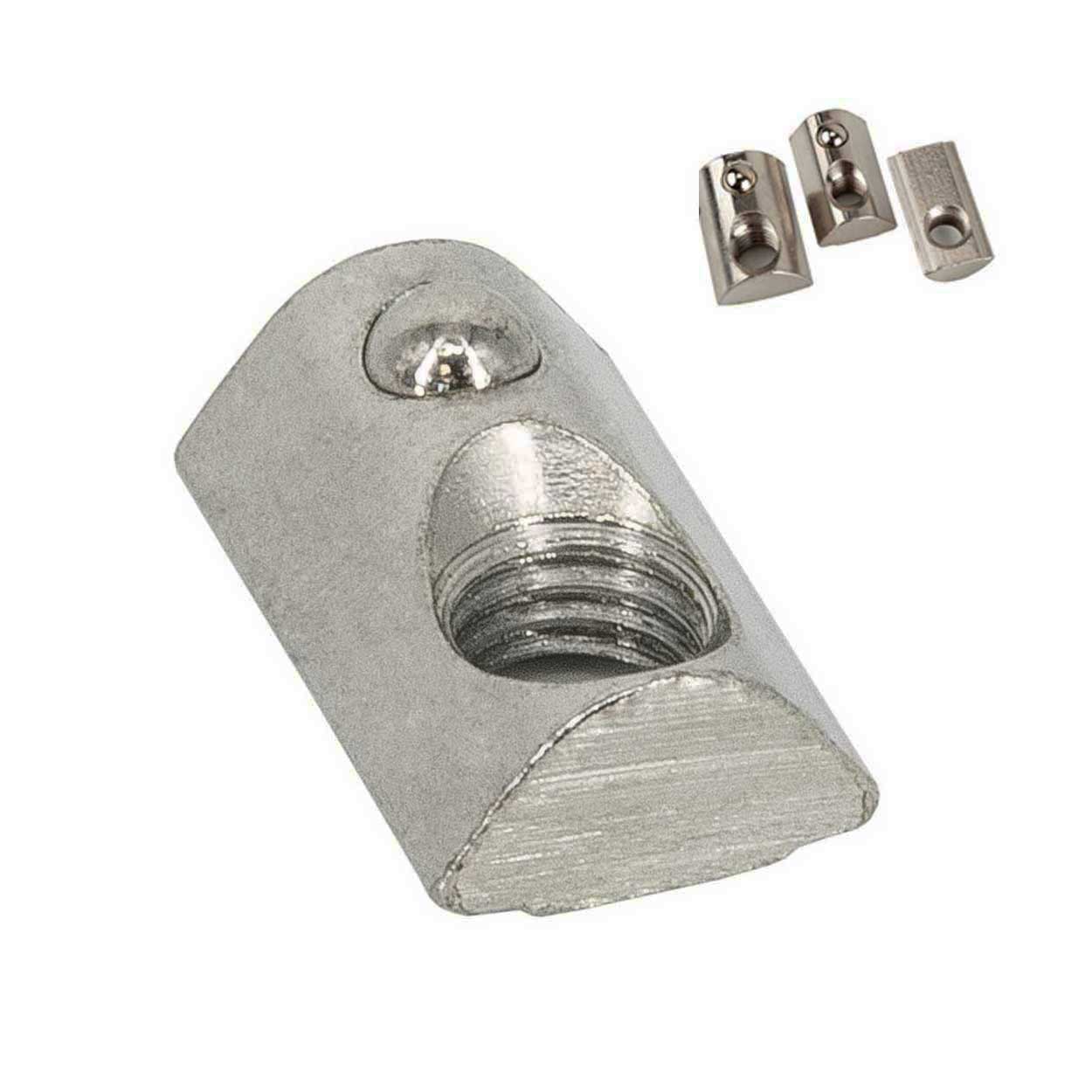 6mm 8mm 10mm Scanalatura Estrusioni In Alluminio Dadi Con