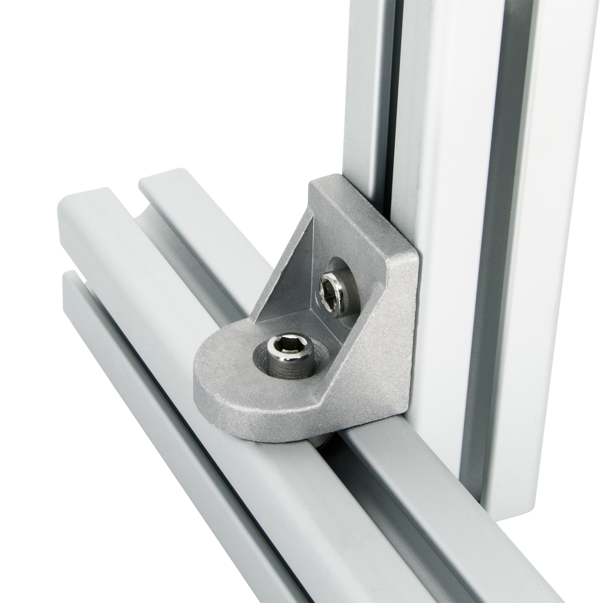 10x Drehwinkel Nut 8 Aluminium Profil Winkel Verbinder Aluprofil