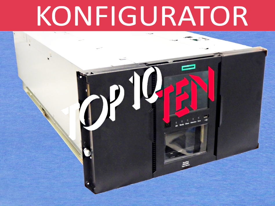 HP StoreEver MSL6480 6U Tape Library Base Module Konfigurator