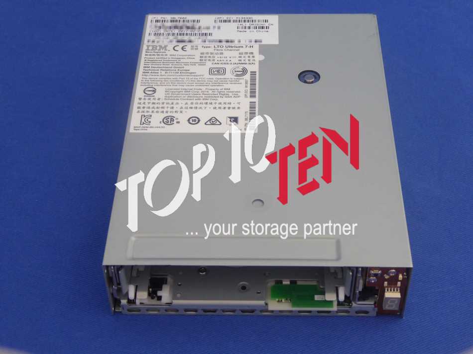 IBM 38L7602 LTO-7 HH FC 8Gb Tape Drive 6TB 15TB