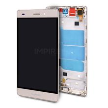 Display mit Rahmen für Huawei P8 Lite Gold