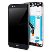 Display mit Rahmen für Huawei P10 Lite Schwarz