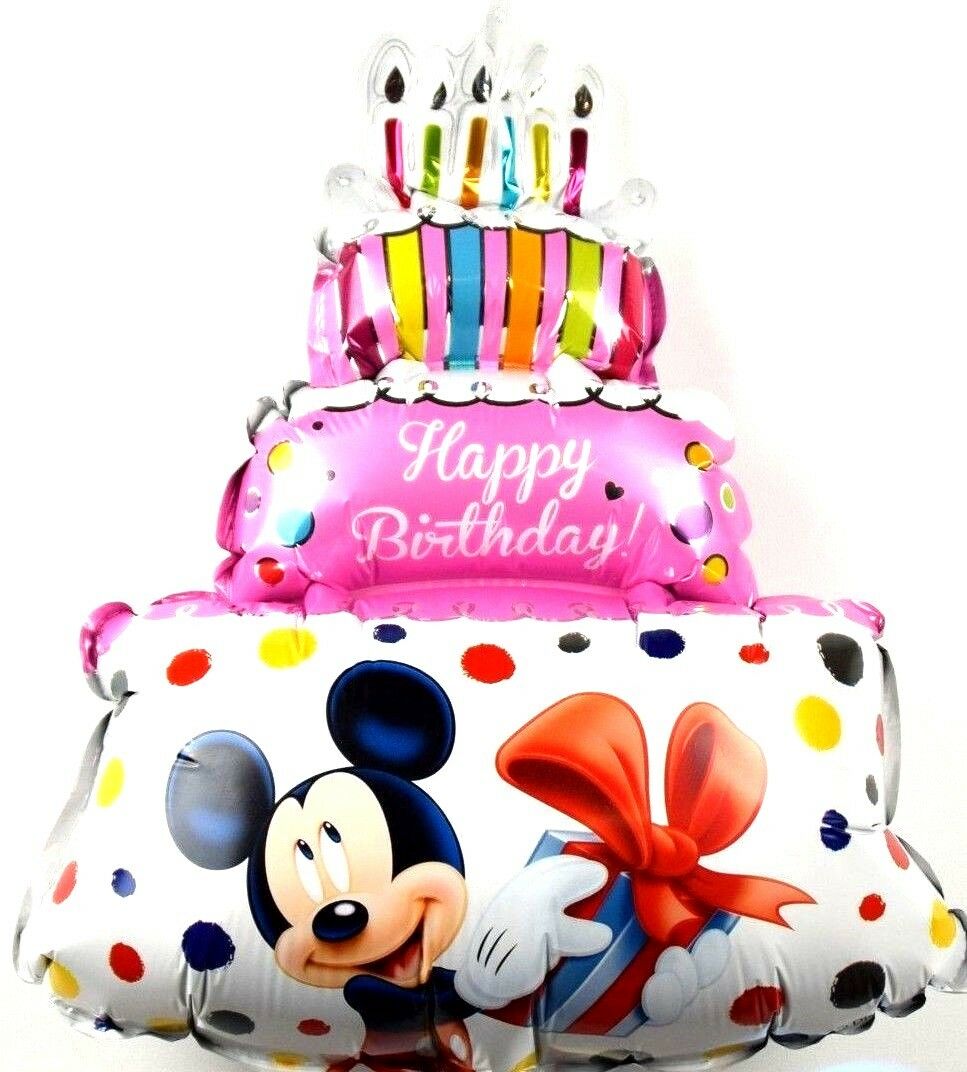 Helium Folienballon Disney Micky Mus mit Minnie lesen Buch Einschulung Geschenk