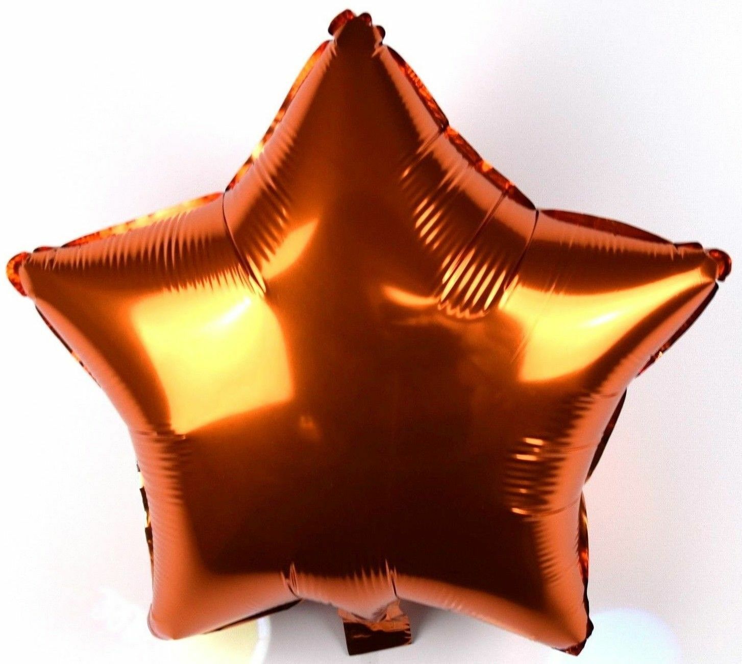 5 Piece Helium Foil Balloons XL Star Bronze Copper Metallic Party