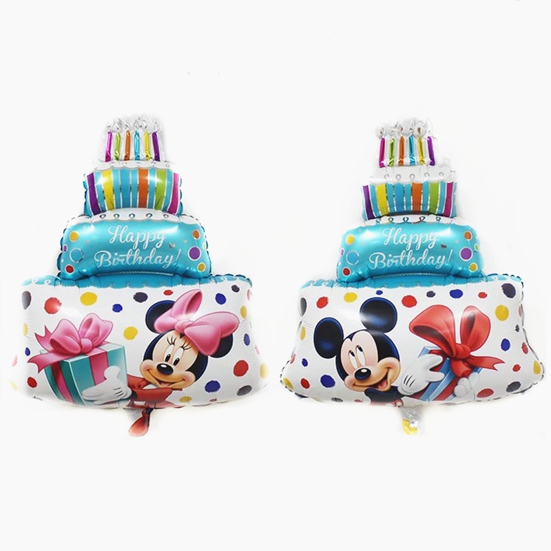 XXL Helium Folienballon Rot Geburtstag Kuchen Geschenk Torte Jubiläum Party Deko