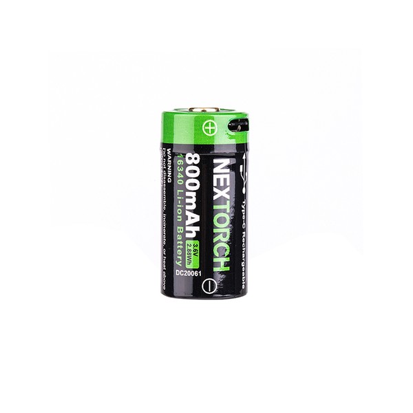 PILA / BATERIA RECARGABLE 18650 NEXTORCH DC0084. 3400 mAh. USB