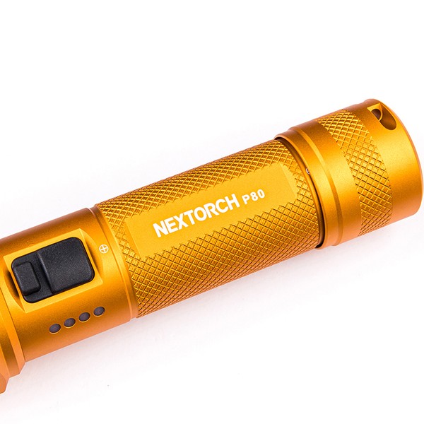 NEXTORCH P80B 2.100 Lumen Einsatz LED Taschenlampe, USB-C Akkuladefunktion, Glasbrecher aus Nano-Keramik *MULTICOLOR* NEXTORCH P80B 2.100 Lumen Einsatz LED Taschenlampe, USB-C Akkuladefunktion, Glasbrecher aus Nano-Keramik *MULTICOLOR*