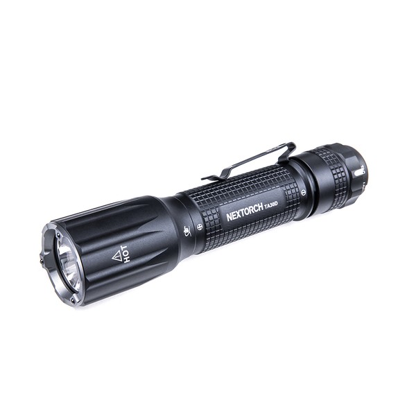 NEXTORCH TA30D - Next Generation Tactical LED Flashlight, with genuine 2200 lumens & NEW - with a lock function in the rear switch, head with nano-ceramic glass breaker and strobe function + FR-1 ring NEXTORCH TA30D - Next Generation Tactical LED Flashlight, with genuine 2200 lumens & NEW - with a lock function in the rear switch, head with nano-ceramic glass breaker and strobe function + FR-1 ring