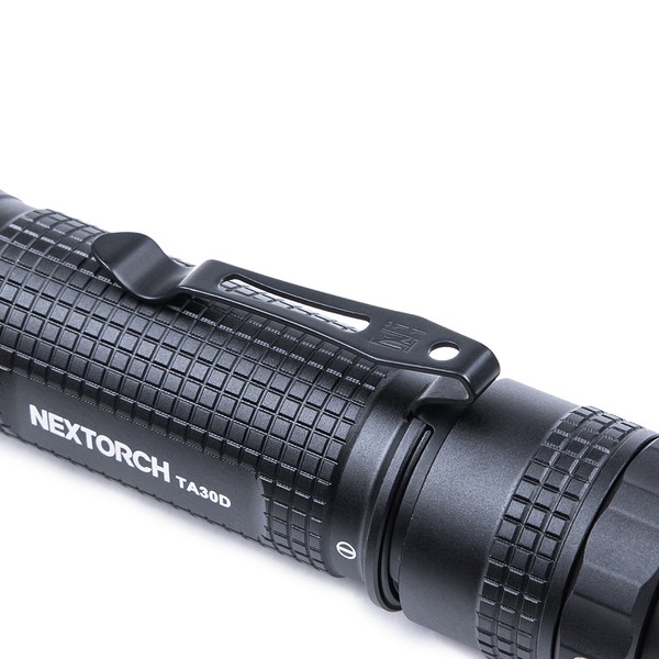 NEXTORCH TA30D - Next Generation Tactical LED Flashlight, with genuine 2200 lumens & NEW - with a lock function in the rear switch, head with nano-ceramic glass breaker and strobe function + FR-1 ring NEXTORCH TA30D - Next Generation Tactical LED Flashlight, with genuine 2200 lumens & NEW - with a lock function in the rear switch, head with nano-ceramic glass breaker and strobe function + FR-1 ring