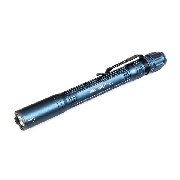 NEXTORCH TA22 - "BLAU" Slim Line Tactical LED Stift-Taschenlampe, 850 Lumen, Kopf mit Nano- Keramik Glasbrecher, Stroboskopfunktion NEXTORCH TA22 - "BLAU" Slim Line Tactical LED Stift-Taschenlampe, 850 Lumen, Kopf mit Nano- Keramik Glasbrecher, Stroboskopfunktion