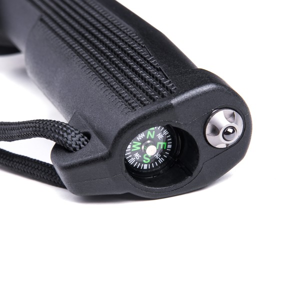 NEXKUT Taktikmesser-Set "VIPER DAGGER" mit Nylonscheide, 9Cr18MoV-Edelstahl mit schwarzer Titanbeschichtung NEXKUT Taktikmesser-Set "VIPER DAGGER" mit Nylonscheide, 9Cr18MoV-Edelstahl mit schwarzer Titanbeschichtung