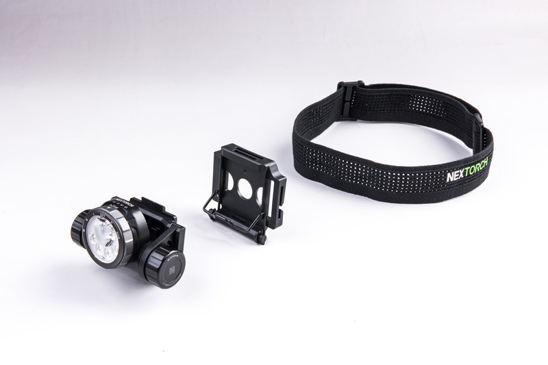 NEXTORCH hiStar-TAC - Ultraleichte, taktische LED-Helmlampe mit 2300 Lumen, 256m Leuchtweite, mehreren Lichtquellen für NVG-Montage NEXTORCH hiStar-TAC - Ultraleichte, taktische LED-Helmlampe mit 2300 Lumen, 256m Leuchtweite, mehreren Lichtquellen für NVG-Montage